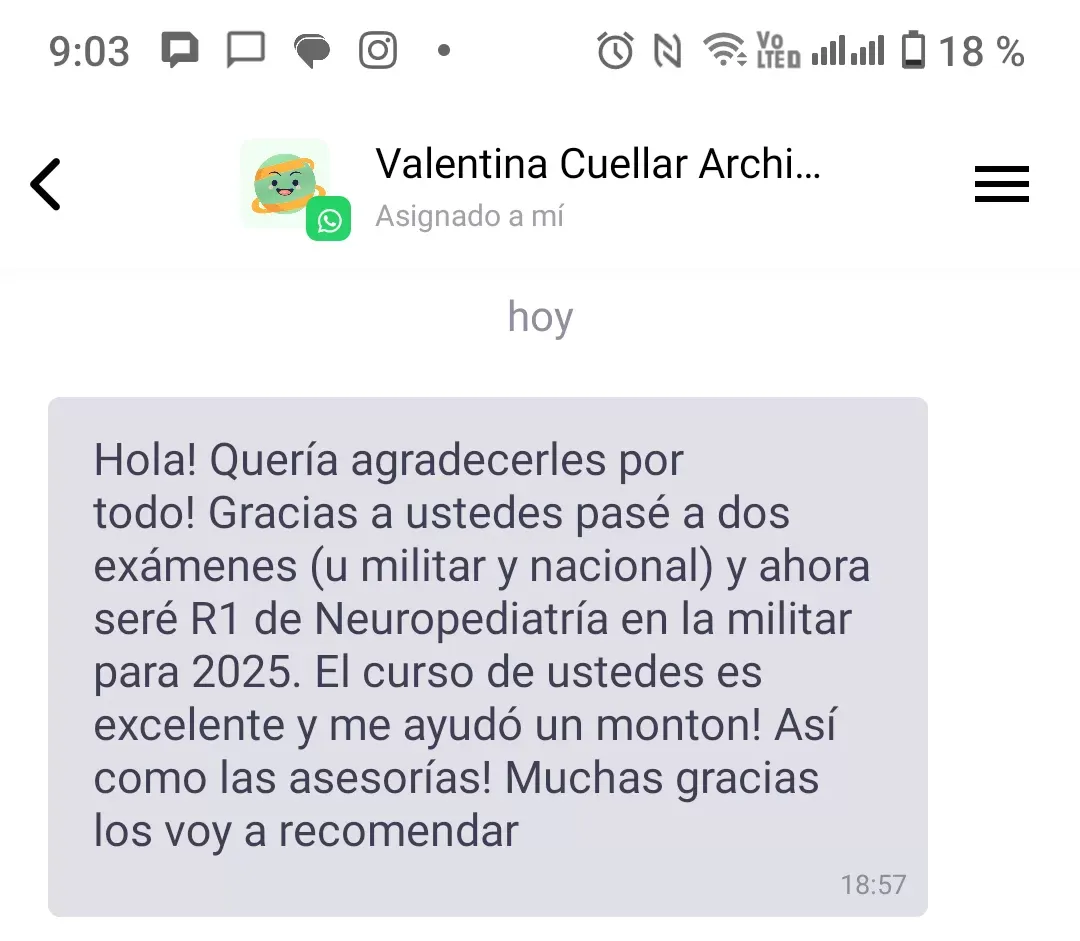Testimonio de cliente - Octubre 2024